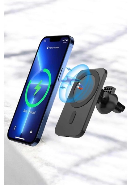 Buğz Ios Uyumlu Manyetik Tasarım Magsafe Iphone 12/13/14/15 Araç Şarjı fiyatları