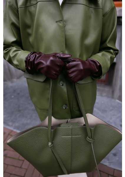 Maxi Shopper Çanta Yeşil