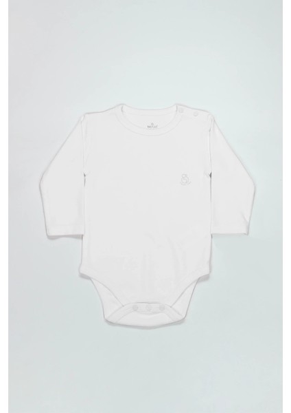 Natural Basic Style Uzun Kol Body 17104 Beyaz