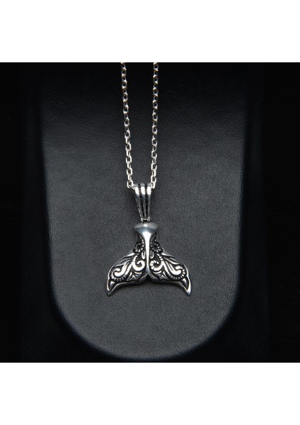 585 Balık Kuyruğu Figürlü Gümüş Kolye fiyatları