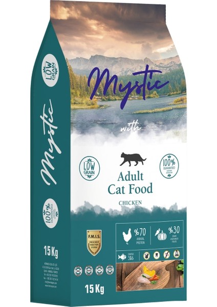 Yetişkin Kedi Maması Tavuklu 15 kg