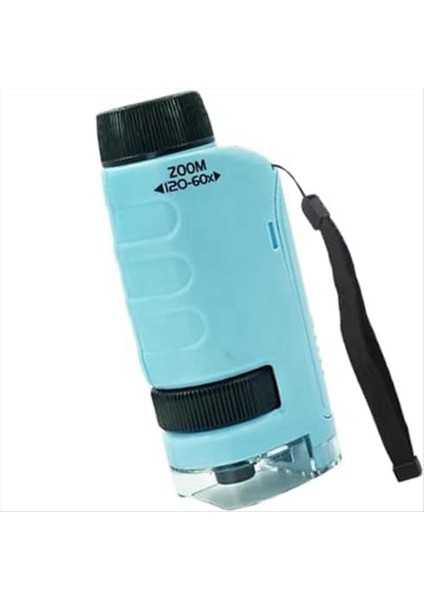 Minilabsters Miniskop Çocuklar, Mini Labsters Taşınabilir Mikroskop (Mavi) (Yurt Dışından)
