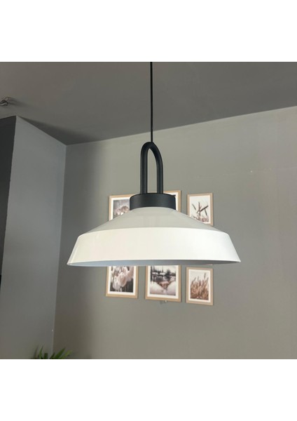 Lema Beyaz Tekli Avize Kilit Kafa Başlık Sarkıt Lamba Restoran Cafe Salon Avizeleri fiyatları