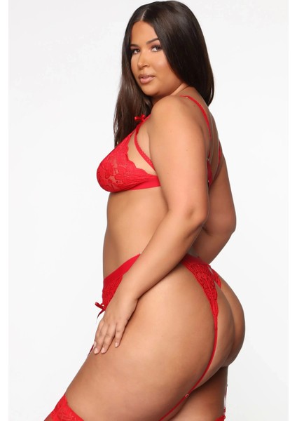 Dantelli Büyük Beden Jartiyer Takımı fiyatları