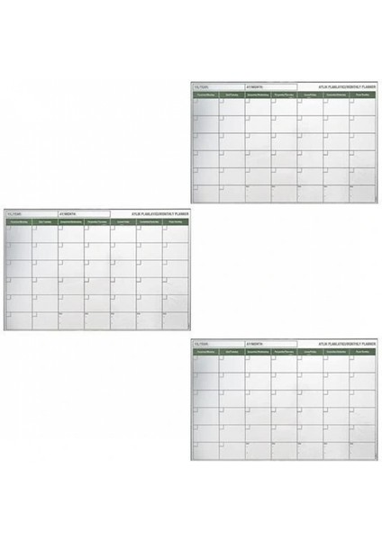 Manyetik Yapışkanlı Bir Aylık Program Planlayıcı Takvim 85X56 cm fırsatları