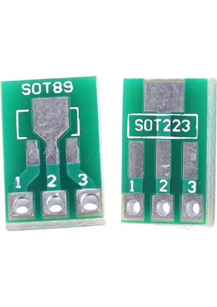 100PCS SOT89 SOT223 Pcb Aktarım Kartı Pin Adaptör Plakası Çift Tarafı 1.5mm 2.3mm Ila 2.54MM Pin Artış Pinboard (Yurt Dışından) fırsatları