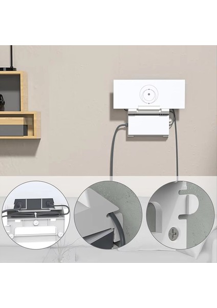 Starlink Için Gen 3 Yönlendirici Için 2, 1 Duvar Tutucu Montaj Braket Kiti Yönlendirici Braketi Yönlendirici ve Güç Kaynağı Için (Yurt Dışından) fırsatları