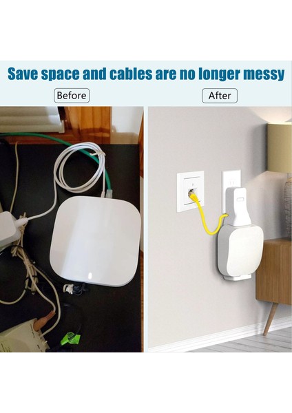 Eero Pro 6 / Pro 6e Mesh Wifi Yönlendirici Tutucu Kablo Depolama Standı Fit Eero Pro 6 &amp; Pro 6e Duvar Montaj Braketi (Yurt Dışından) fırsatları