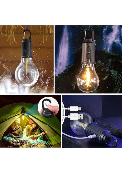 Buğz Şarj Olabilen 3 Farklı Mod Led'li Kendiliğinden Asma Kancalı Kamp,dış Cephe Lambası fiyatları