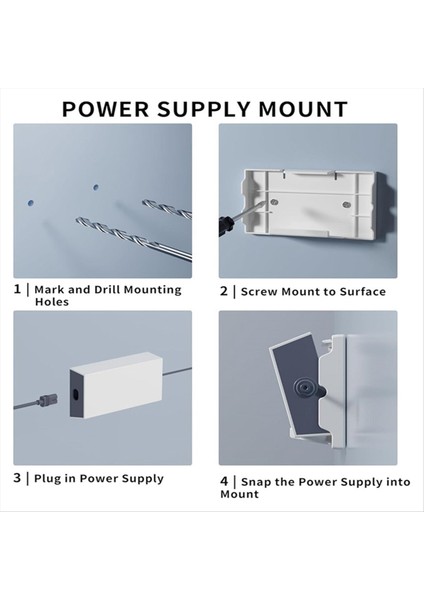 Starlink Için Duvar Montajı Gen 3 V3 Yönlendirici ve Güç Kaynağı, Montaj Braketi, Yerden Tasarruf, Kararlı Tasarım, Kurulumu Kolay (Yurt Dışından) fırsatları