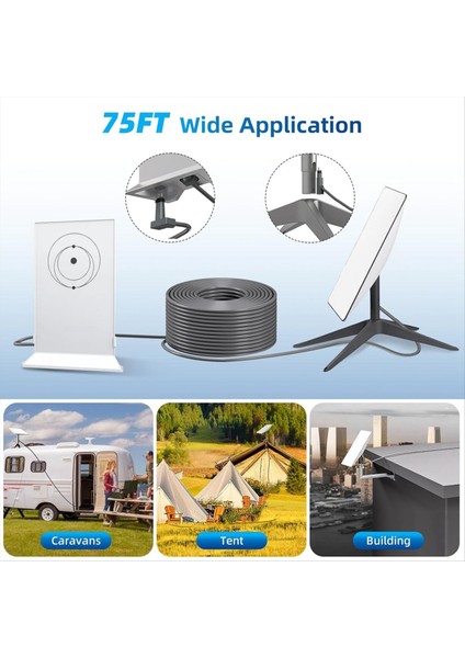 Starlink V2/gen2 Yönlendirici Kablosu Uzantısı Web Değiştirme Fişi ve Starlink Uydu Kablosu Onarımı 23M (75FT) (Yurt Dışından) fırsatları