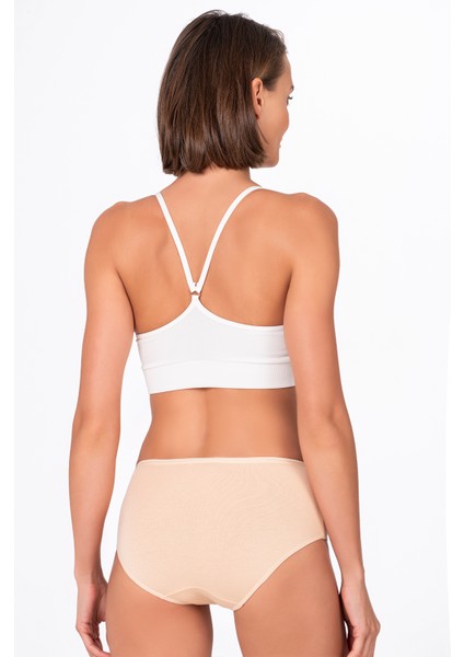 4'lü Paket Kadın Pamuklu Modal Bato Yüksek Bel Külot | Asorti K23922