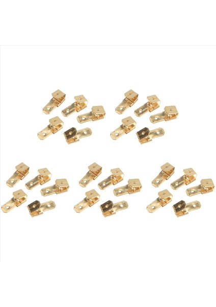 25 Pcs Piggyback Spade Konektörleri, 3 Yönlü Adaptör Çift Erkek Ila Tek Dişi Pirinç Hızlı Bağlantı Kesme Konektörleri (Yurt Dışından) modelleri