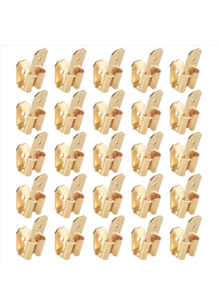 25 Pcs Piggyback Spade Konektörleri, 3 Yönlü Adaptör Çift Erkek Ila Tek Dişi Pirinç Hızlı Bağlantı Kesme Konektörleri (Yurt Dışından) fırsatları