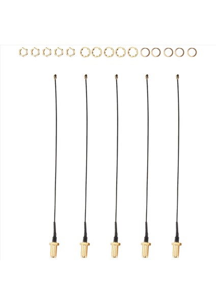 5pcs Konnektör Anten Wifi Pigtail Sma Dişi Ipx Uzatma Kablosu 15CM (Yurt Dışından) fiyatları