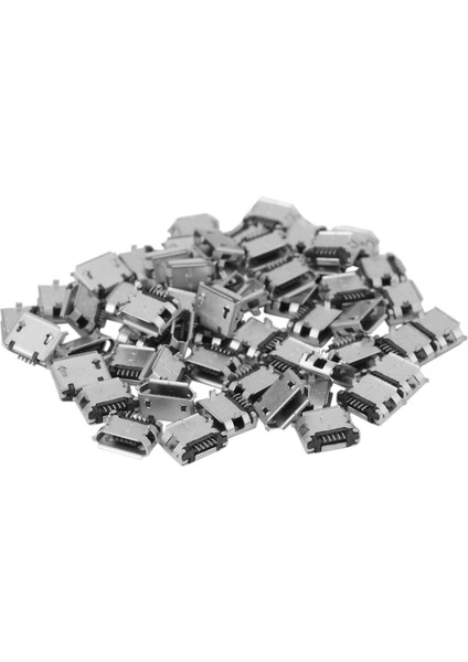60PCS Micro-Usb Tip B Kadın 5 Pin Smt Yerleştirme Smd Dip Soket Konnektörü (Yurt Dışından)