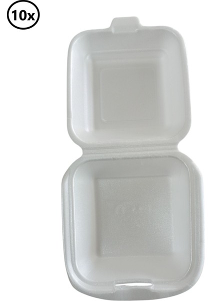 Hamburger Kabı Kullan-At x 10 Adet