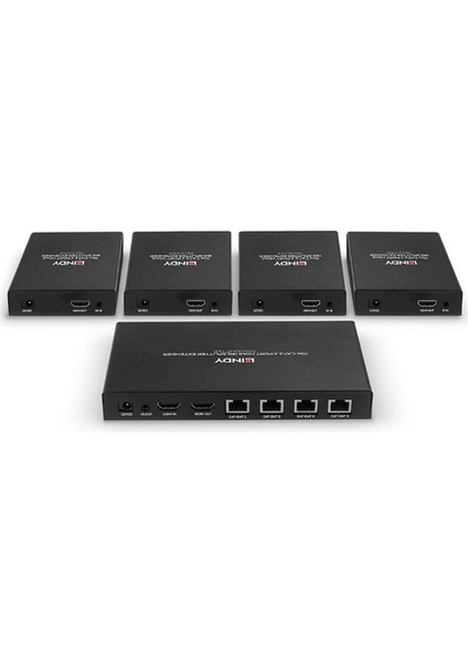 70m Cat.6 4 Port HDMI 18G Sinyal Çoklayıcı ve Uzatıcı, Alıcı (Receiver) ve Verici (Transmitter) Ünite dahil70m Cat.6 4 Port HDMI 18G Splitter Extender fiyatları