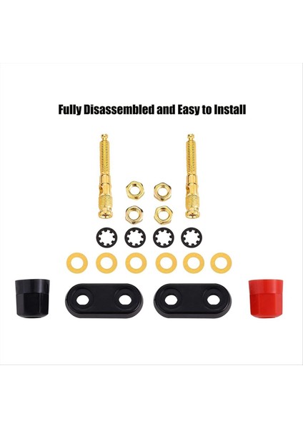 20PCS Muz Fiş Jakı Dişi Soket Bağlama Post Çift 4mm Muz Fiş Hoparlör Amplifikatör Terminali Için Konektör (Yurt Dışından) fiyatları