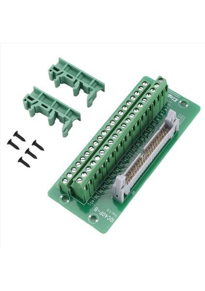 IDC40P 40PIN Konnektör Şerit Kesme Tahtası Terminal Blok Fişi Braket ile Plc Arayüzü, Plc, Dın Ray Ray Montaj (Yurt Dışından) fiyatları