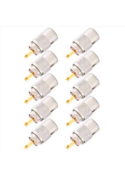 10PCS Rf Konnektör Uhf Erkek Konnektörü Rg8 RG58 Kablo Lug Anten Konnektörü PL259 (Yurt Dışından) modelleri