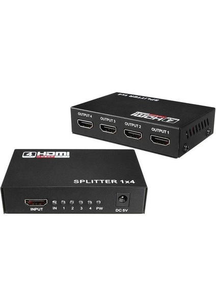 G-538G 1.4V 1080P 3D 4 Portlu HDMI Splitter Dağıtıcı fiyatları