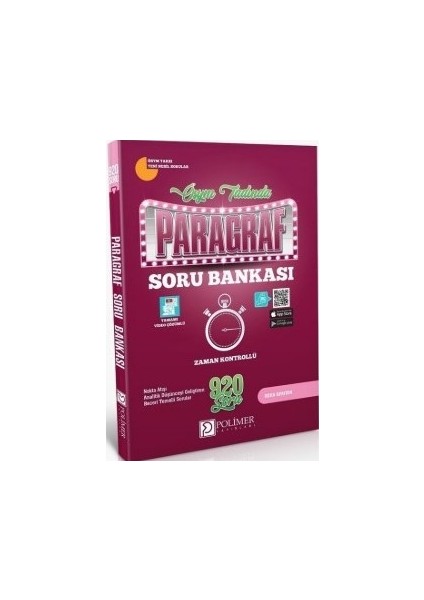 Paragraf Soru Bankası Tyt Ayt Yeni Nesil Sorular Ösym Tarzı Video Çözümlü Soru Bankası