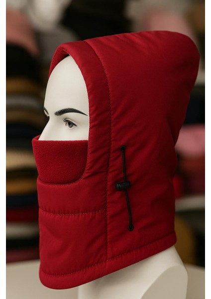 Unisex Su Geçirmez Polar Astarlı Stoperli Tam Koruma Kışlık Boyunluk Bere fiyatları