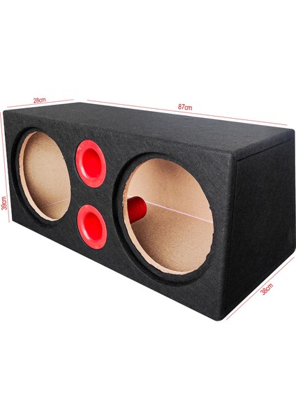 Boş Bass Spl Kabin Çift Portlu 30CM