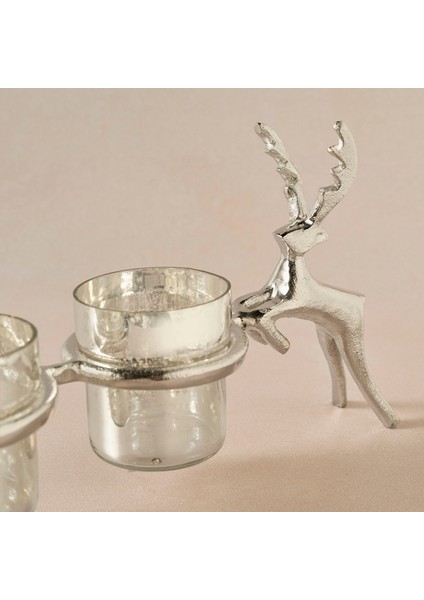 Roe 3'lü Dekoratif Mumluk 47X16,5 cm fiyatları