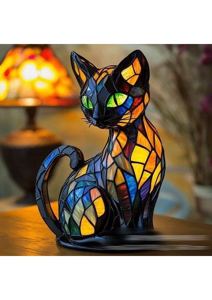 LED Heykel Gece Işığı Masaüstü Dekoratif Işık (Yurt Dışından)