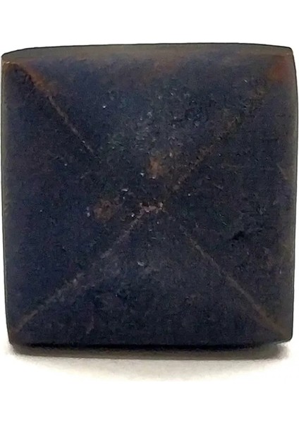 Buğz Antika Tarz Dekoratif Pirinç Piramit Kabara - 21 Mm, Oksit