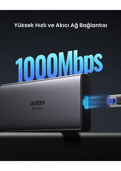 Revodok Pro 10-In-1 1xusb-A 3.0, 1xusb-A 3.2 10GBPS, 2xusb-C 3.2 10GBPS, 1xusb-C Pd 100W, 2xhdmı 4K/60Hz, Sd, Tf, RJ45, 45380 fiyatları