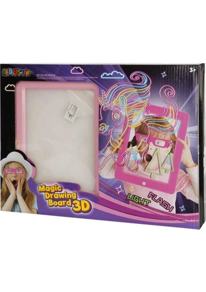 Buğz Doodle 3D Sihirli Çizim Tahtası Pembe Veya Beyaz fiyatları