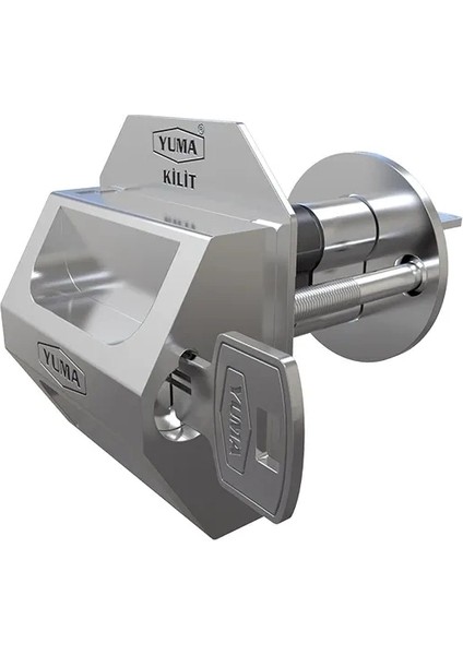 Buğz Kilitli Kapı Güvenlik Çelik Rozeti - Sağ