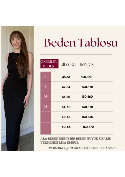 Gofre Kumaş Siyah Midi Elbise fiyatları