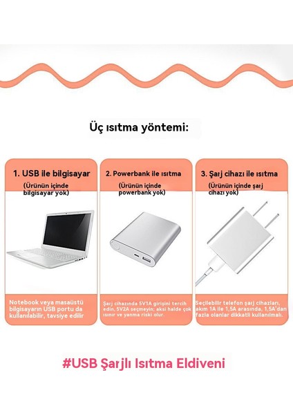 USB Isıtma Örme Eldiven (Yurt Dışından) modelleri