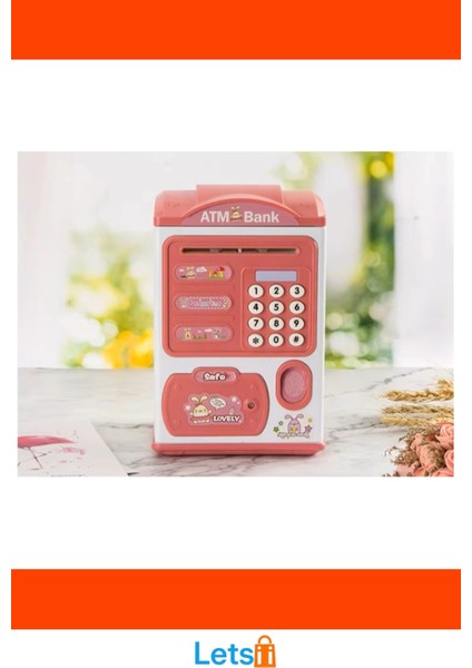 Sevimli Tasarımlı Şifreli Atm Kumbara Çocuklar Için Güvenli Birikim Aracı modelleri