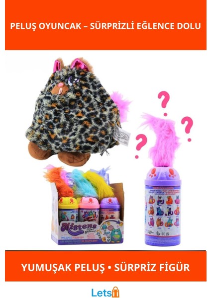 Sürpriz Peluş Oyuncak Renkli Hayvan Figürü