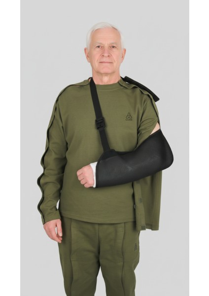 Adaptif Uzun Kollu Haki Kırık Kol - Ortopedi Tedavi Kıyafeti indirimleri