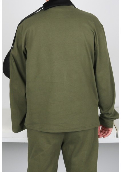 Adaptif Uzun Kollu Haki Kırık Kol - Ortopedi Tedavi Kıyafeti