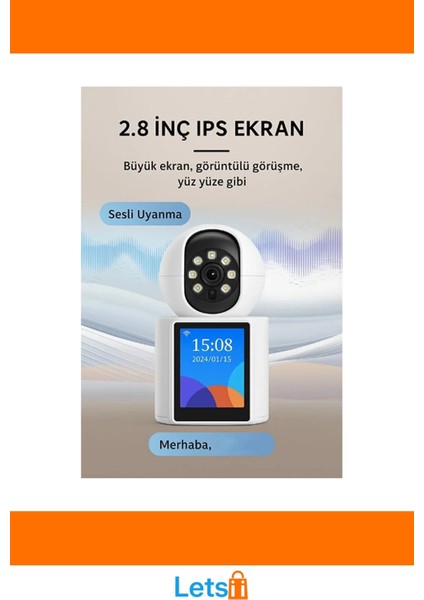 Akıllı Ev Kamerası 2.4 Ghz Bluetooth Sesli Görüntülü Iletişim indirimleri
