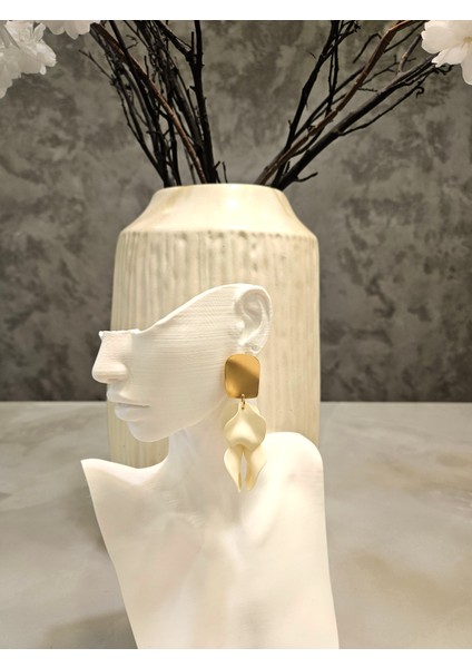 Şık Gül Çiçeği Sallantılı Küpeler fırsatları