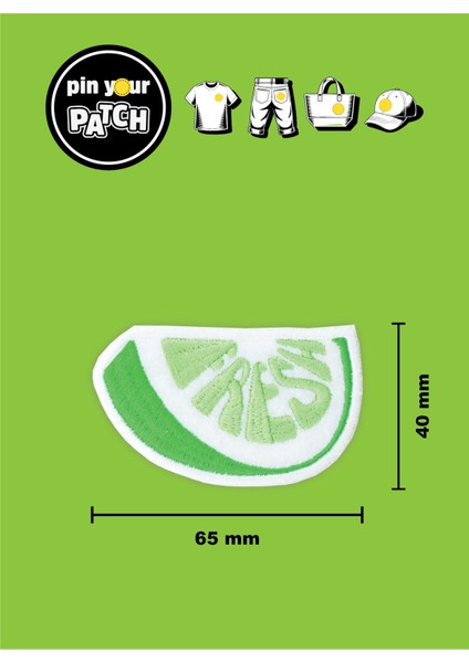 Ütü ile Yapışan Yama 7060 Yeşil Limon fiyatları