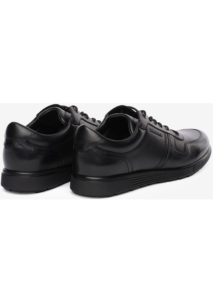 Erkek Siyah Hakiki Deri Comfort Ayakkabı 5K1FA10201