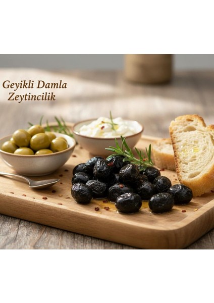 Geyikli Damla Zeytincilik Kuru Sele Orta Boy Siyah Zeytin fırsatları