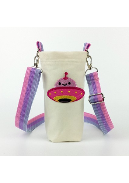 0,5 Litrelik Matara Kılıfı Su Şişesi Taşıma Çantası Sevimli Ufo Temalı fırsatları
