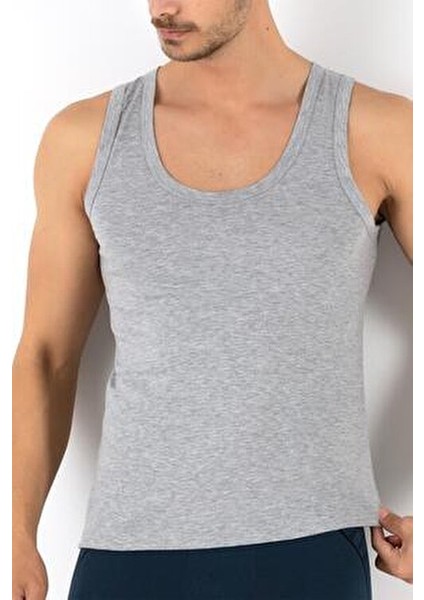 Erkek Penye Atlet %100 Pamuk Nefes Alabilir ve Terletmeyen Özellikte