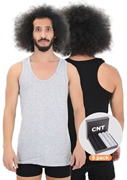 Erkek Atlet Pamuklu Basic 6'lı Premium Paket Kolsuz Bisiklet Yaka Rahat Kullanım indirimleri