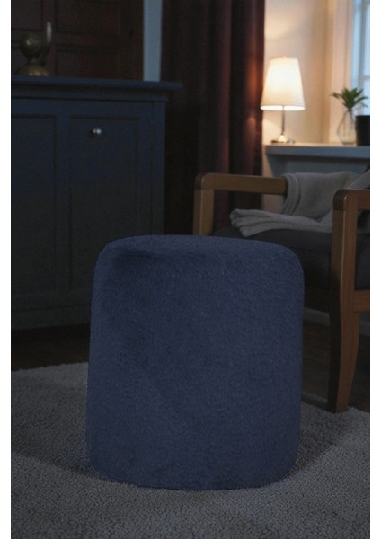 Silindir Puf – Yumuşacık Doku Teddy Kumaş Makyaj Masa Pufu Bench modelleri